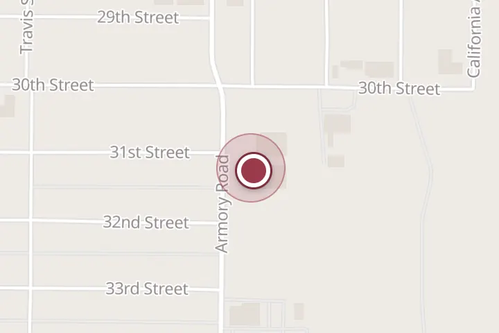 Street map around 3101 Armory Rd #2, Wichita Falls, with a pin at Heavy Duty Towing & Recovery