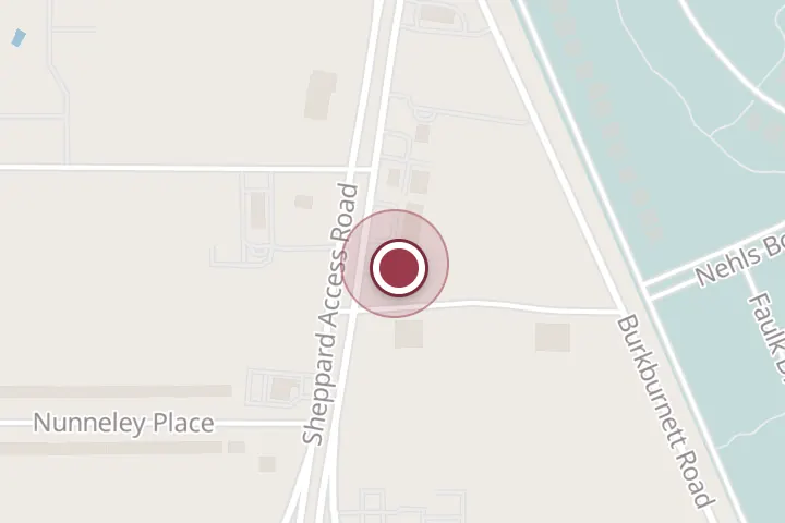 Street map around 3701 Sheppard Access Rd, Wichita Falls, with a pin at High End Barber Studio