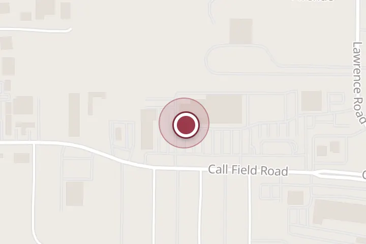 Street map around 3910 Call Field Rd #300, Wichita Falls, with a pin at HOTWORX - Wichita Falls, TX - Call Field