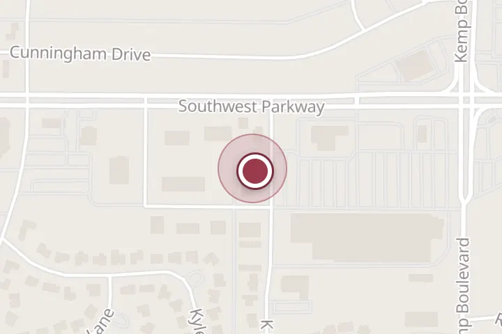 Street map around 4708 K Mart Dr Ste B, Wichita Falls, with a pin at Howell Tax Service