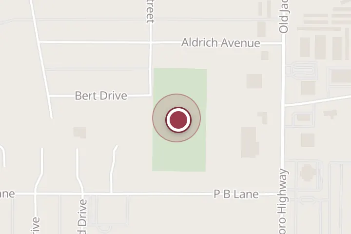Street map around 4211 Kelly St, Wichita Falls, with a pin at Hursh Park