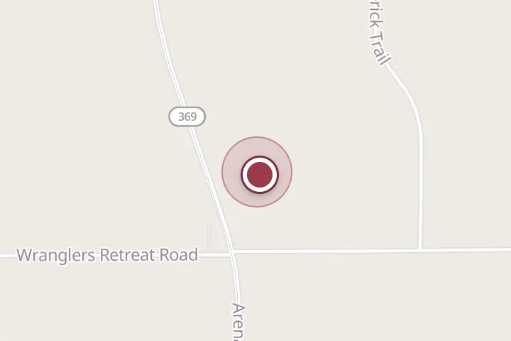 Street map around 2833 S Farm to Market Rd 369, Wichita Falls, with a pin at Ice Electric