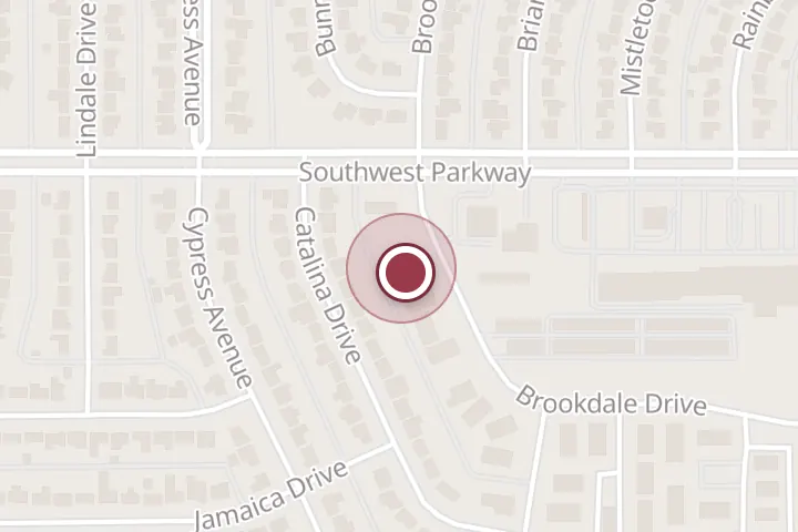 Street map around 4706 Brookdale Dr #2, Wichita Falls, with a pin at iKon Salon