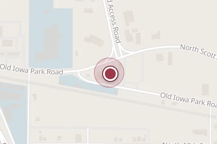 Street map around 1415 Old Iowa Park Rd, Wichita Falls, with a pin at It'll Do Bar