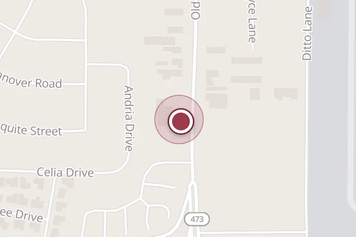 Street map around 5024 Old Jacksboro Hwy, Wichita Falls, with a pin at James Lane Air Conditioning & Plumbing - A Fidelity Company