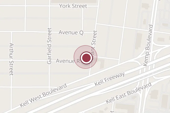Street map around 2710 Grant St, Wichita Falls, with a pin at Jameson’s Flowers