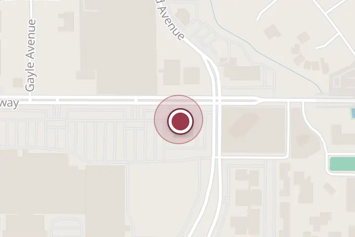 Street map around 2801 Midwestern Pkwy #300, Wichita Falls, with a pin at Jimmy's Egg