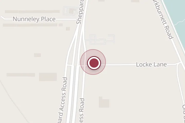 Street map around 3411 Sheppard Access Rd, Wichita Falls, with a pin at Julian’s Restaurant