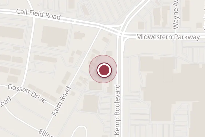 Street map around 4018 Kemp Blvd # F, Wichita Falls, with a pin at Kegler's Cash