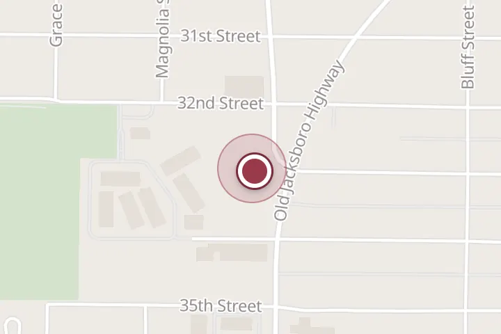 Street map around 3206 Holliday Rd, Wichita Falls, with a pin at Kevin Rouillard, DVM