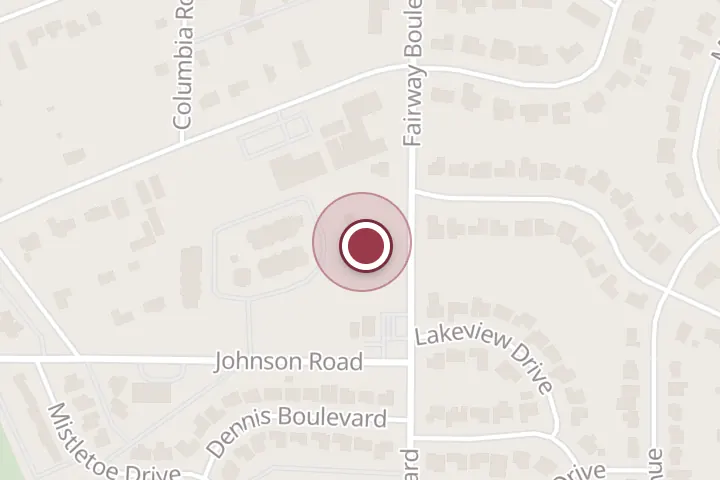 Street map around 4414 Fairway Blvd, Wichita Falls, with a pin at Kuts And Klips
