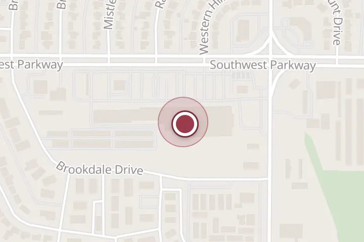 Street map around 4701 Southwest Pkwy Ste 15, Wichita Falls, with a pin at KutzByManny
