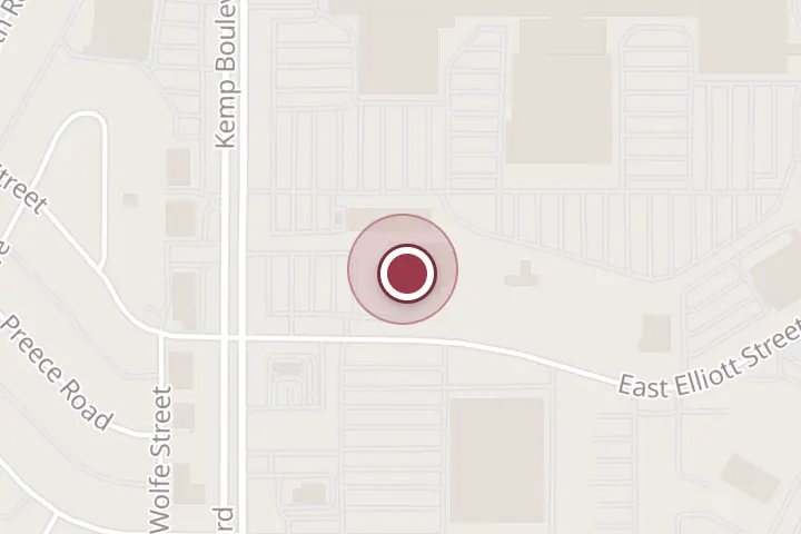 Street map around 4245 Kemp Blvd #308, Wichita Falls, with a pin at Law Office of Gregory A Ross, PC