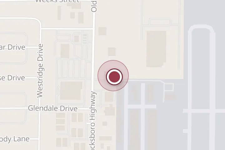 Street map around 4515 Old Jacksboro Hwy #100, Wichita Falls, with a pin at Lipscomb Auto Group