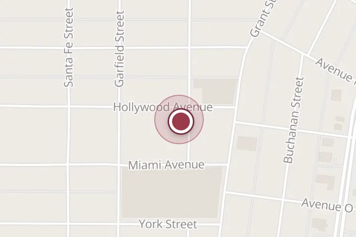 Street map around 3003 Hollywood Ave, Wichita Falls, with a pin at Litteken Plumbing Co