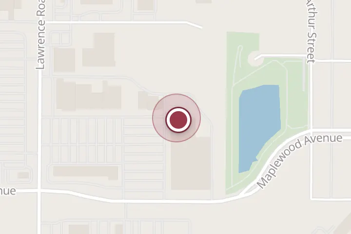 Street map around 3201 Lawrence Rd, Wichita Falls, with a pin at Locker Room Haircuts
