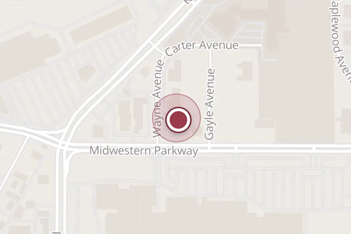 Street map around 3905 Wayne Ave E, Wichita Falls, with a pin at Lovely Eyebrows threading & henna