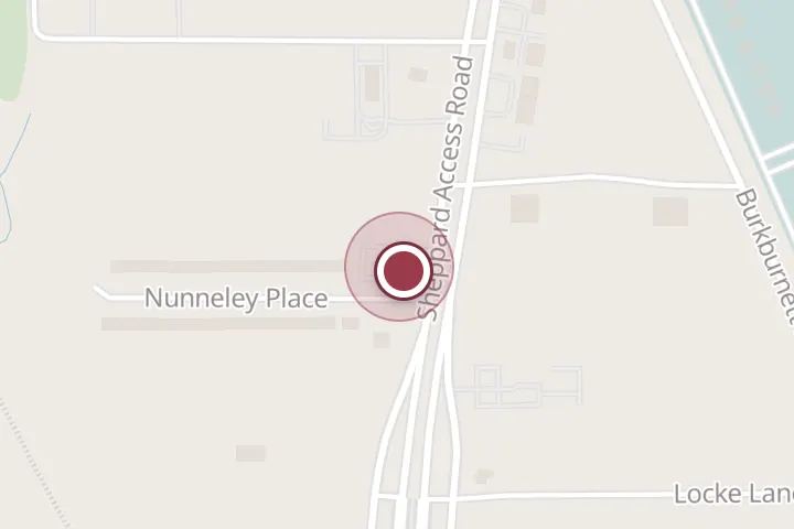 Street map around 3600 Sheppard Access Rd, Wichita Falls, with a pin at Luigi's Italian Restaurant