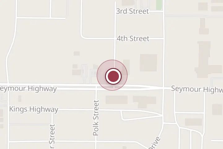 Street map around 2300 Seymour Hwy, Wichita Falls, with a pin at Marchand Real Estate