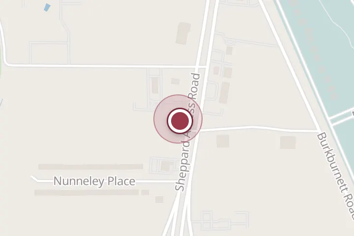 Street map around 3604 Sheppard Access Rd, Wichita Falls, with a pin at Mario's Pizza By The Slice