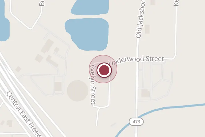 Street map around 2200 Mississippi Ave, Wichita Falls, with a pin at MasterScapes