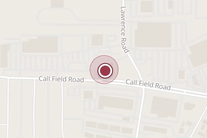 Street map around 3902 Call Field Rd, Wichita Falls, with a pin at Mazzio’s Pizza & Wings