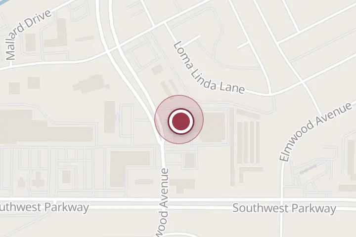 Street map around 4537 Maplewood Ave, Wichita Falls, with a pin at McBride's Steakhouse