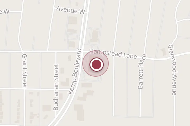 Street map around 3401 Kemp Blvd, Wichita Falls, with a pin at Merle Norman Cosmetics Studio