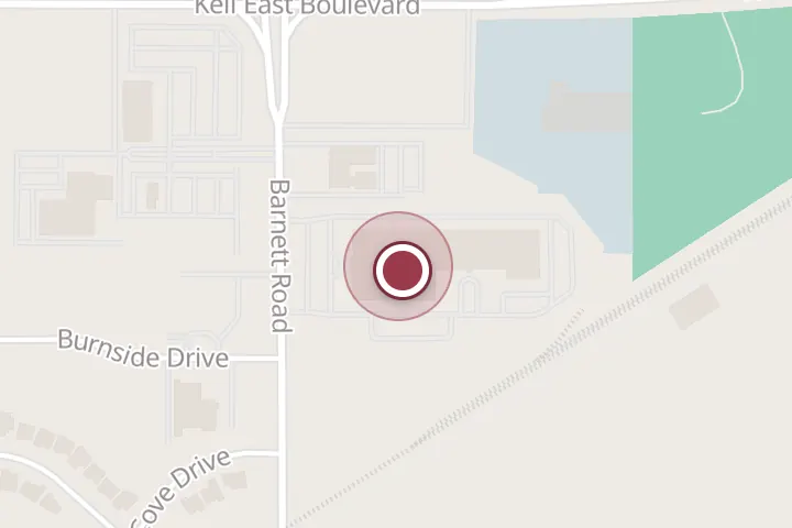 Street map around 4327 Barnett Rd, Wichita Falls, with a pin at Michael Henderson, MD