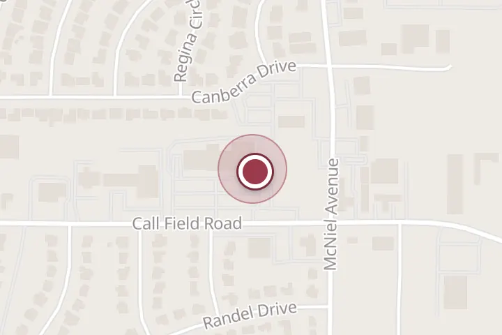 Street map around 4106A Call Field Rd, Wichita Falls, with a pin at Mindy’s Luxury Nails