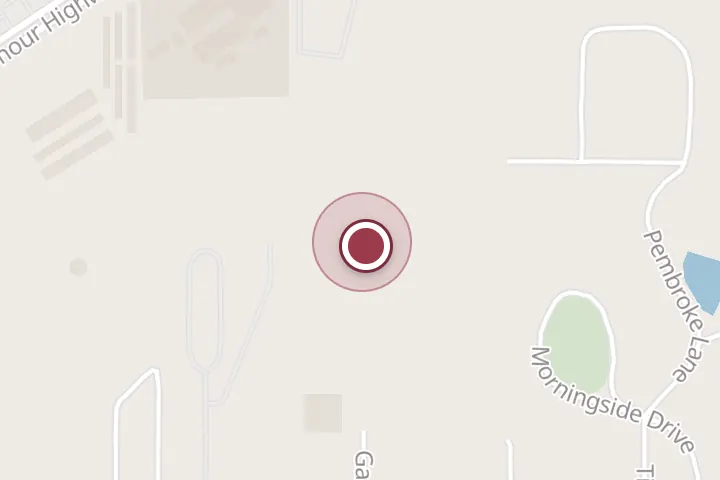 Street map around Pembroke Ln, Wichita Falls, with a pin at Morningside Park
