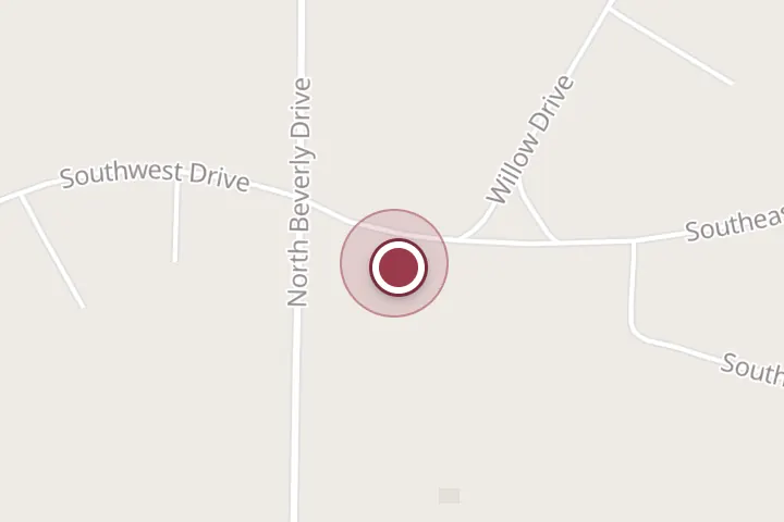 Street map around 3147 Southeast Dr, Wichita Falls, with a pin at Mr.G's Plumbing and Sewerooter
