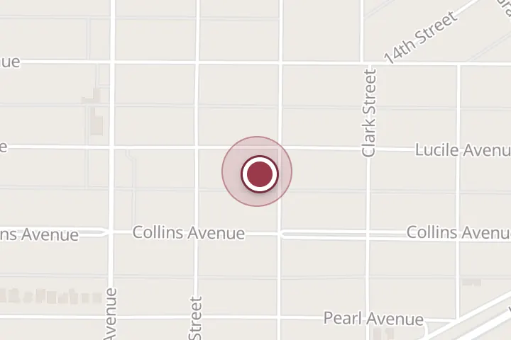 Street map around 1645 Lucile Ave, Wichita Falls, with a pin at Mr Green Professional Landscap