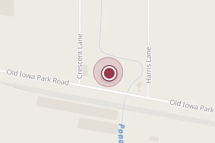 Street map around 3606 Old Iowa Park Rd, Wichita Falls, with a pin at Myers Auto Diesel Service