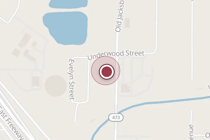 Street map around 2206 Old Jacksboro Hwy, Wichita Falls, with a pin at Nexgen Wiring