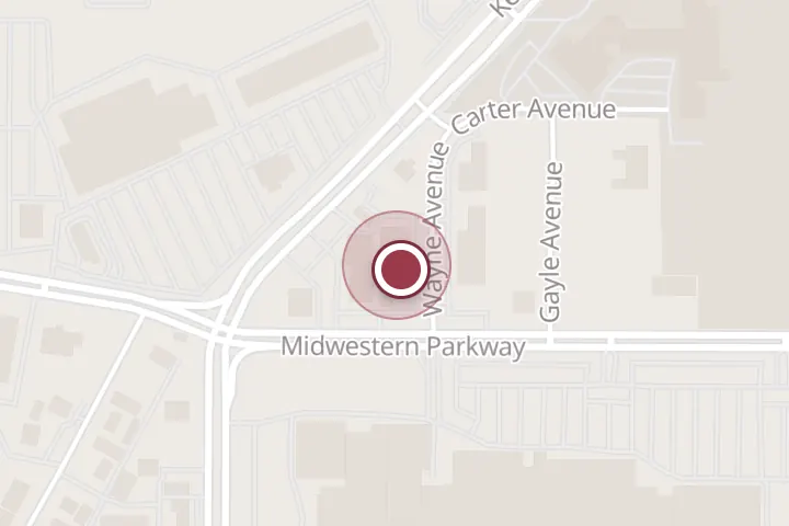 Street map around 3910 Wayne Ave #110, Wichita Falls, with a pin at Next Level Golf