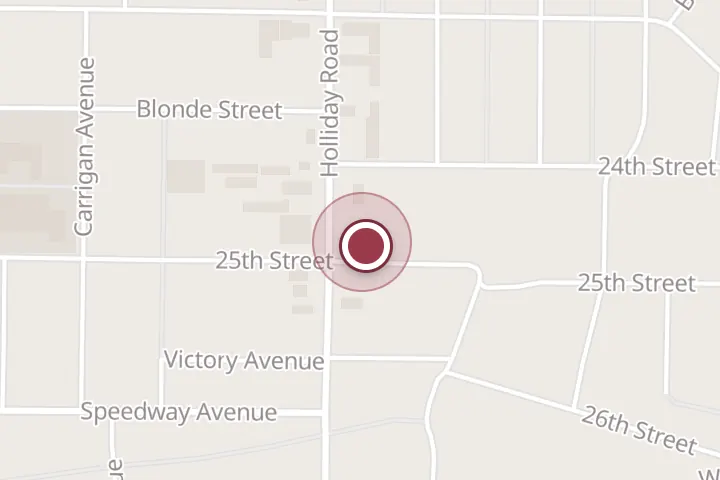 Street map around 2409 Holliday Rd, Wichita Falls, with a pin at North Texas Air