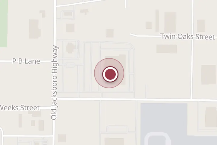 Street map around 4309 Jacksboro Hwy Ste g, Wichita Falls, with a pin at North Texas Home Health