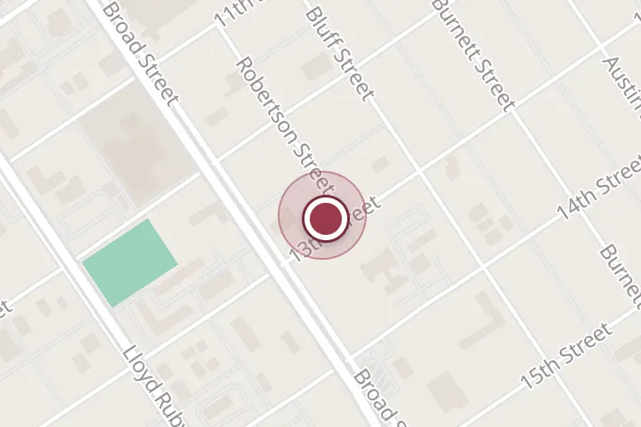 Street map around 1312 13th St, Wichita Falls, with a pin at NXTLVLBIZ LLC