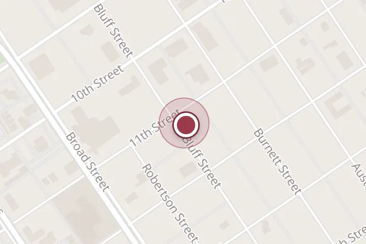 Street map around 1213 11th St, Wichita Falls, with a pin at Panaderia La Victoria
