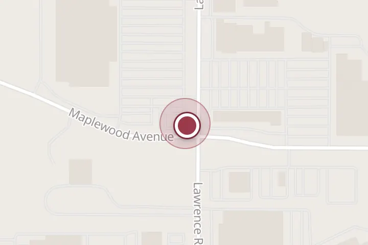 Street map around 3164 Lawrence Rd, Wichita Falls, with a pin at Panda Express