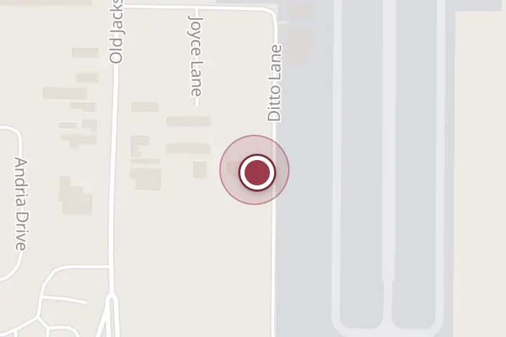 Street map around 5018 Ditto Ln, Wichita Falls, with a pin at Perm-O-Green