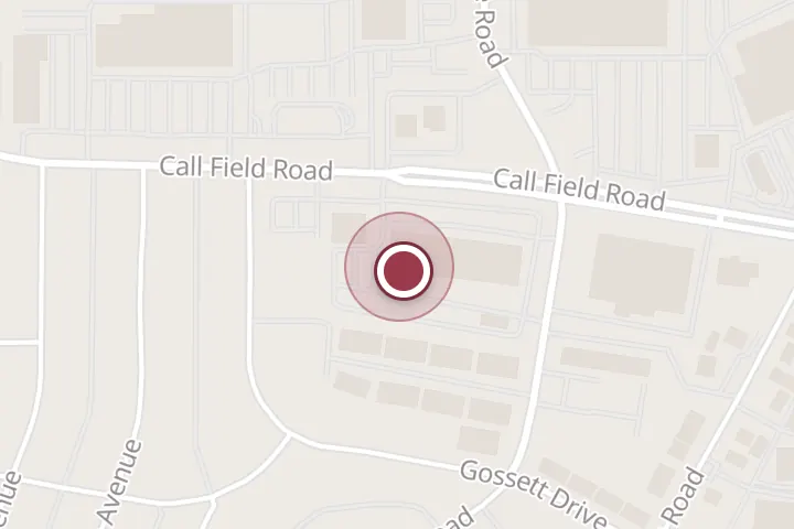 Street map around 3801 Call Field Rd, Wichita Falls, with a pin at Pho Viet