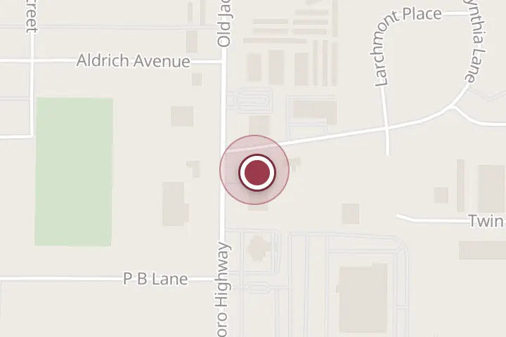 Street map around 4201 Jacksboro Hwy, Wichita Falls, with a pin at Pizza Hut