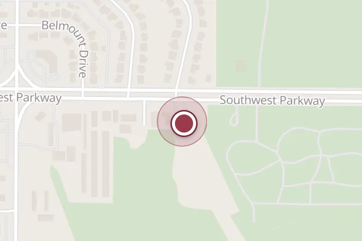Street map around 4449 Southwest Pkwy, Wichita Falls, with a pin at Popeyes Louisiana Kitchen