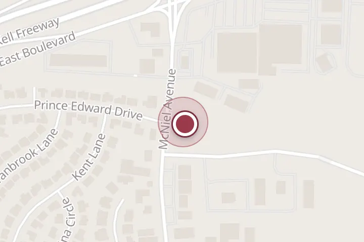 Street map around 3415 McNiel Ave Ste 104, Wichita Falls, with a pin at Pulley Jim Investments