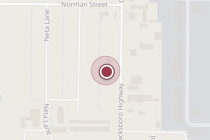 Street map around 4716 Old Jacksboro Hwy, Wichita Falls, with a pin at Purely BS BBQ