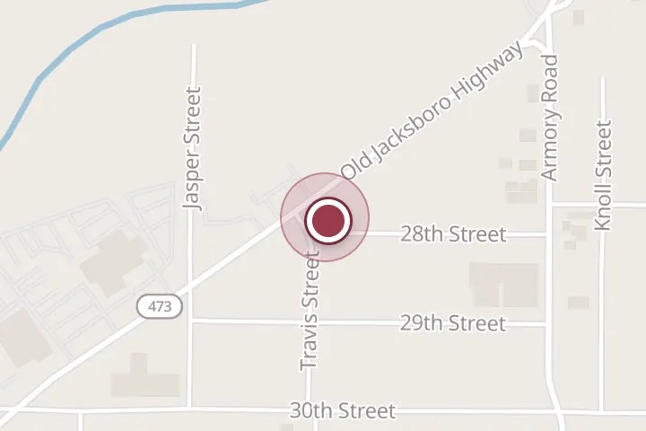 Street map around 2635 Old Jacksboro Hwy, Wichita Falls, with a pin at Ramirez Tire Shop