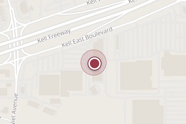 Street map around 3909 Kell E Blvd Ste a, Wichita Falls, with a pin at Red Barn Butchers, LLC
