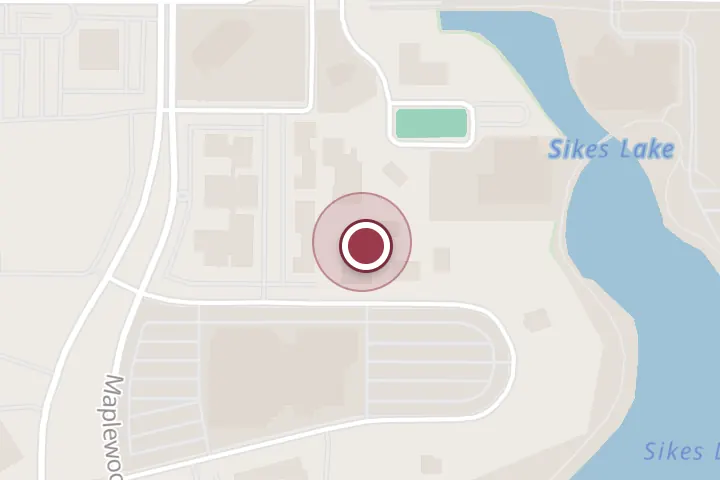 Street map around 2629 Plaza Pkwy Ste B19, Wichita Falls, with a pin at Richard T. Sutherland, Attorney at Law